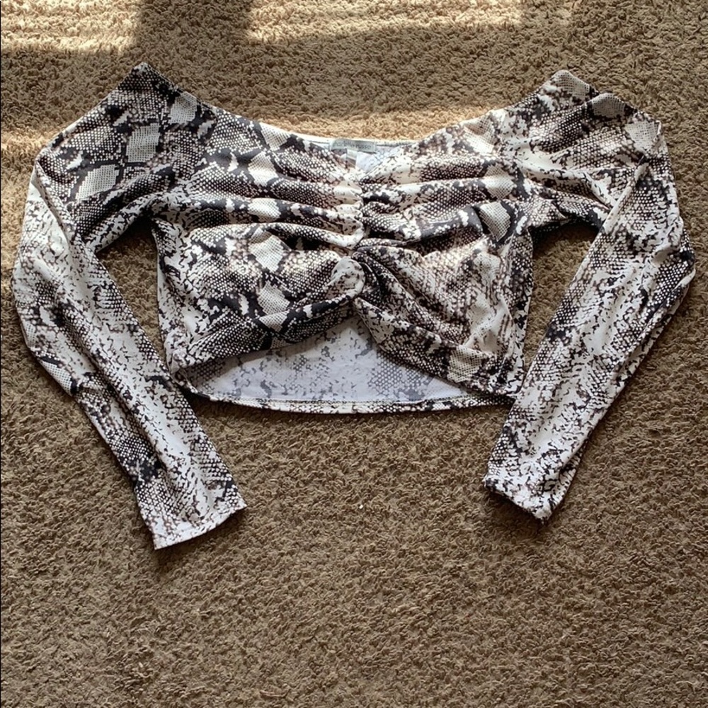 Snakeskin Top